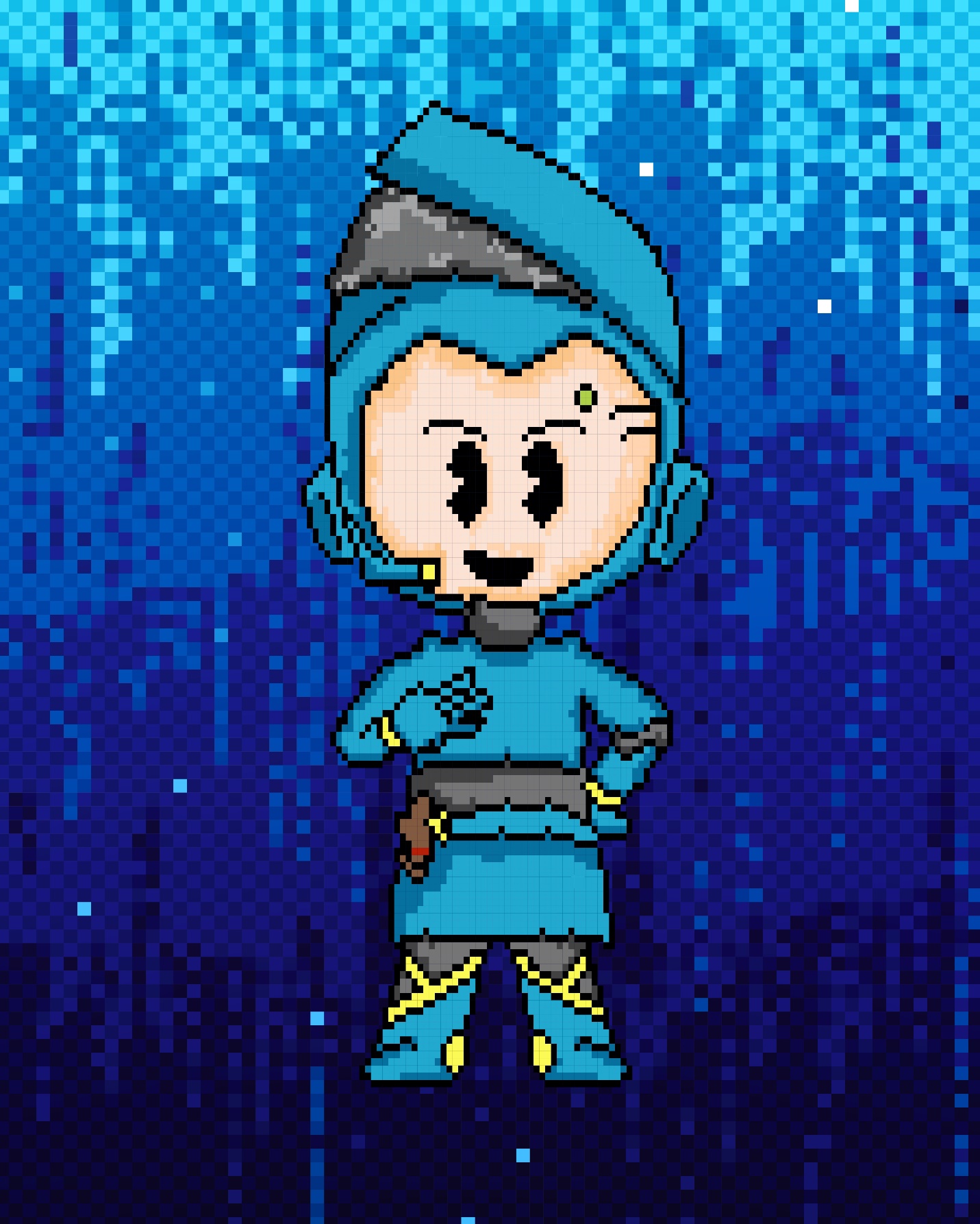 Maskot Epsilon - Kanan