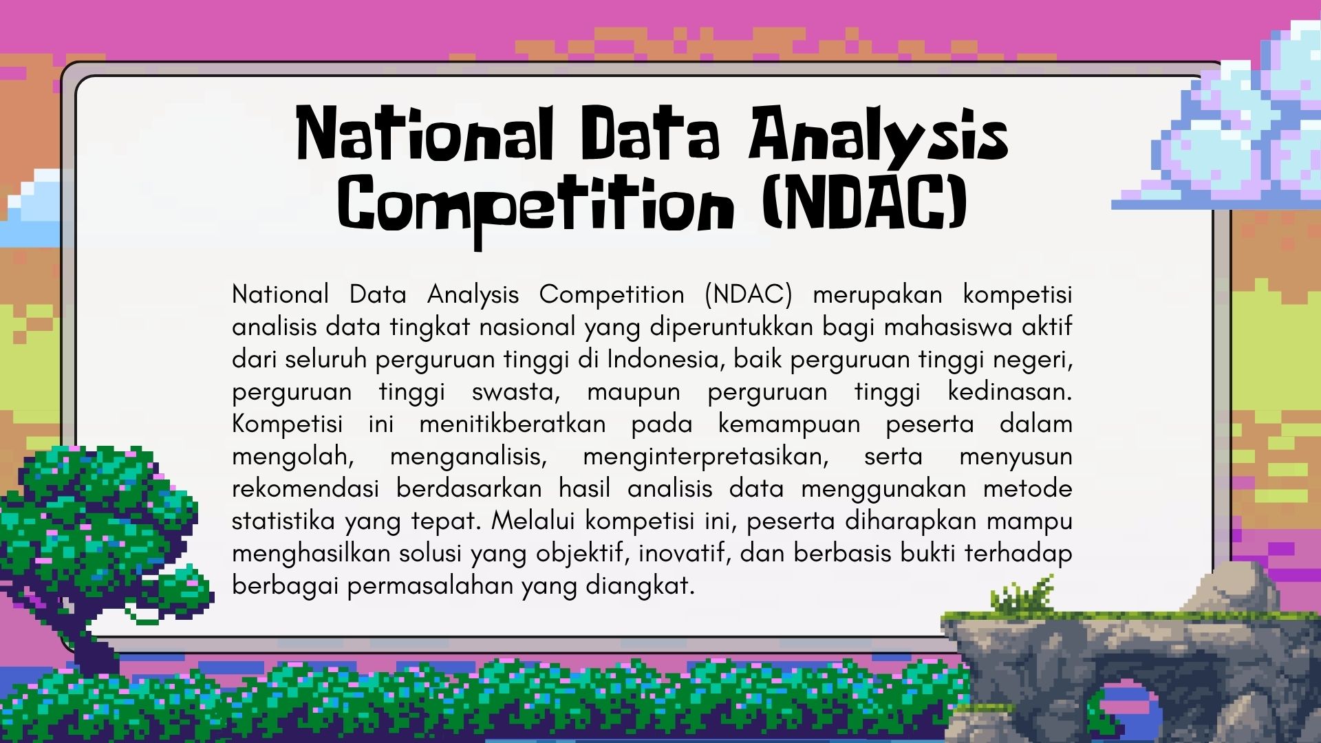 National Data Analysis Competition (NDAC)